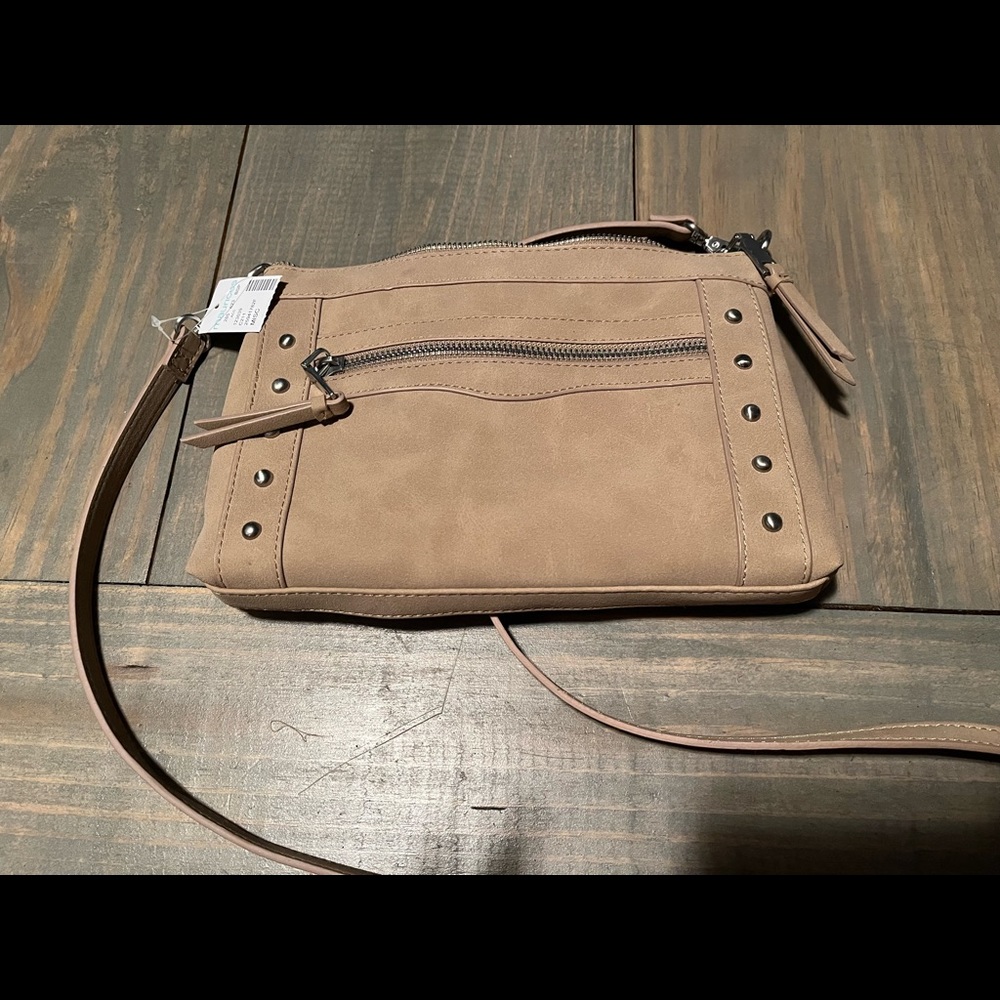 Tan crossbody purse